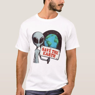 Außerirdischer rette die Erde T-Shirt