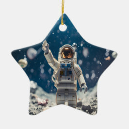 Außerirdischer Weihnachtsbaumschmuck Keramik Ornament
