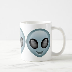 Außerirdisches alien Emoji Tasse