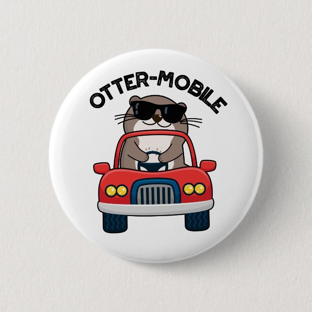 Außermobiler Funny Animal Car Pun Button (Vorderseite)