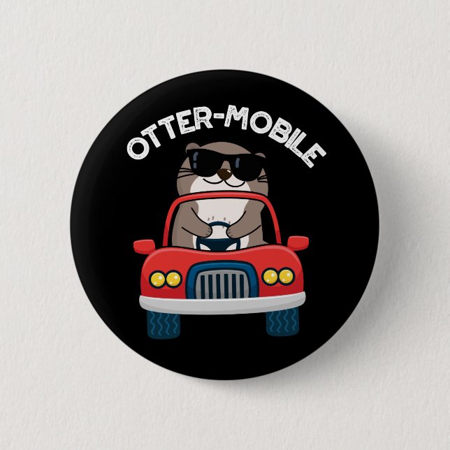 Außermobiler Funny Animal Car Pun Button (Vorderseite)