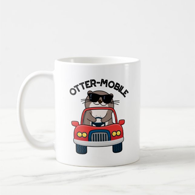 Außermobiler Funny Animal Car Pun Kaffeetasse (Links)