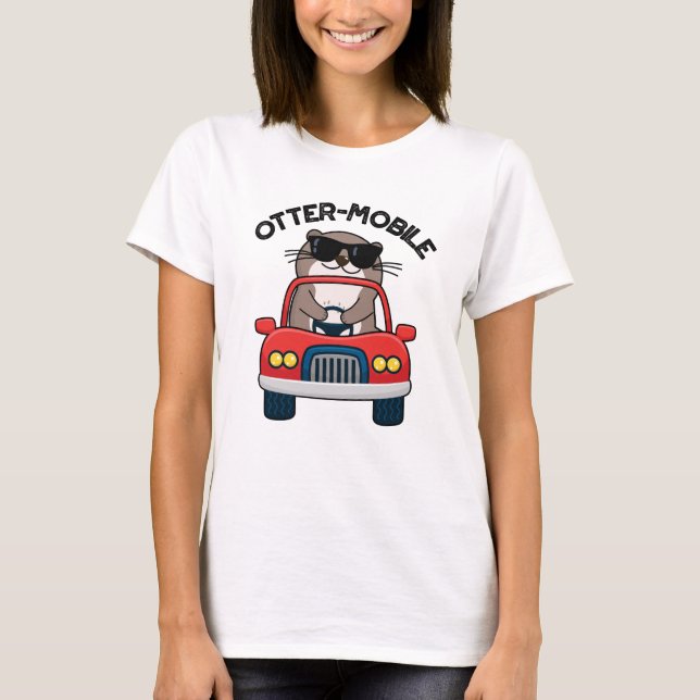 Außermobiler Funny Animal Car Pun T-Shirt (Vorderseite)