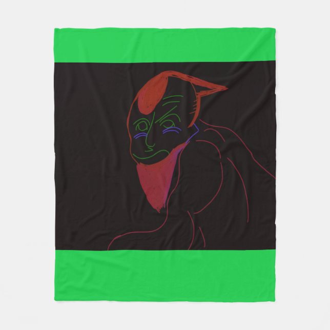 Außerordentliche Helden-Fliesblanke Fleecedecke (Vorderseite)