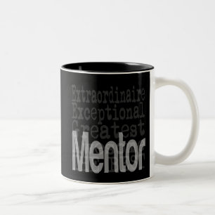 Außerordentlicher Mentor Zweifarbige Tasse