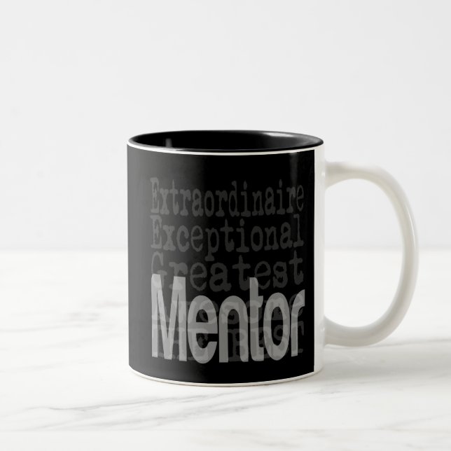 Außerordentlicher Mentor Zweifarbige Tasse (Rechts)