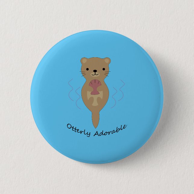 Außerordentlicher Otter Button (Vorderseite)