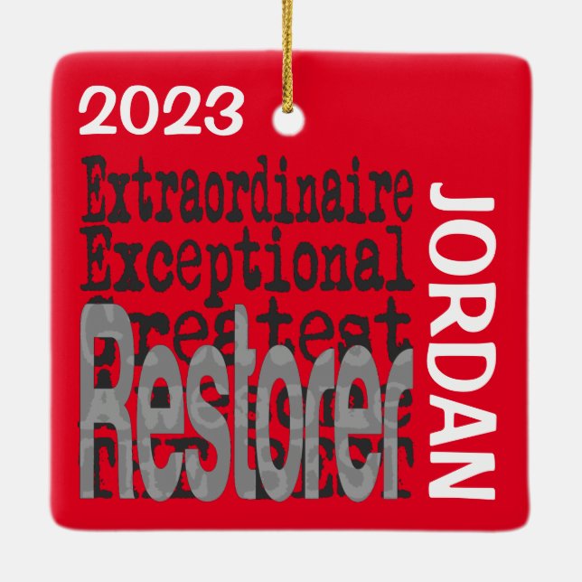 Außerordentlicher Restorator CUSTOM Keramikornament (Rückseite)