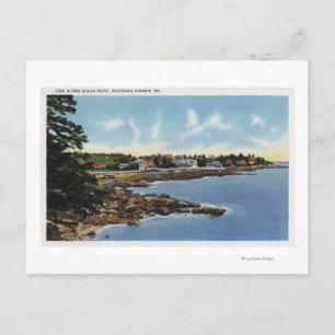 Aussicht am Ocean Point, Zuhause am Meer Postkarte