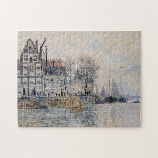 Aussicht auf Amsterdam Monet Fine Art Puzzle (Horizontal)