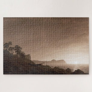 Aussicht auf Arkona mit Mondaufstieg:Romantische S Puzzle