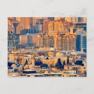Aussicht auf Baku Postkarte