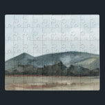 Aussicht auf Bauernhof Puzzle<br><div class="desc">Bauernhaus Ansicht I von Emma Scarvey. Tiefe Farben sorgen für eine ruhige Atmosphäre im friedlichen Freien.</div>