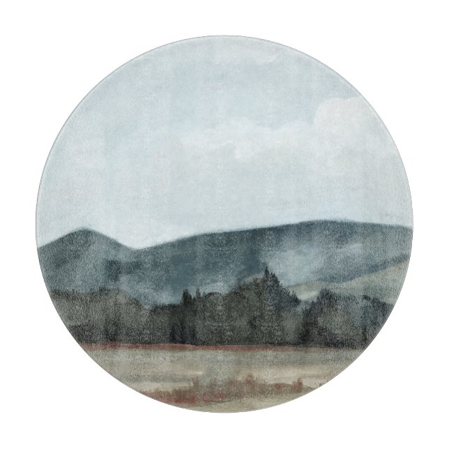 Aussicht auf Bauernhof Schneidebrett (Vorderseite)