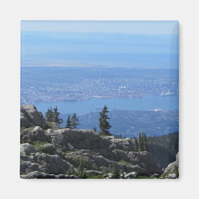 Aussicht auf Berge Magnet (Vorne)