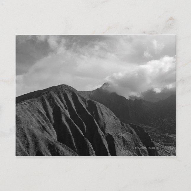 Aussicht auf Berge, Maui, Hawaii Postkarte (Vorderseite)