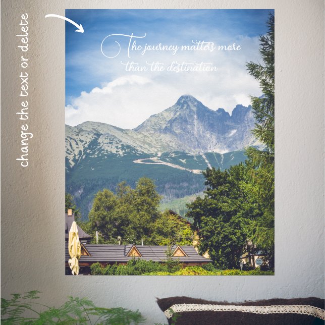 Aussicht auf Berge Poster (Von Creator hochgeladen)