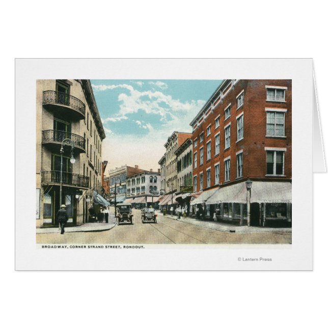 Aussicht auf Broadway und Corner Strand Street (Vorderseite (Horizontal))