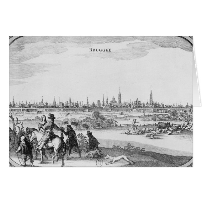 Aussicht auf Brügge (Vorderseite (Horizontal))