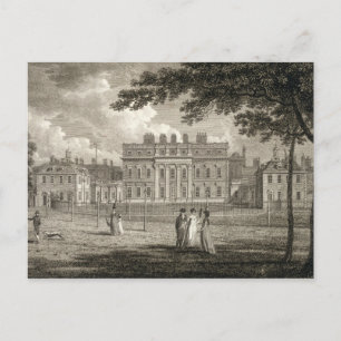 Aussicht auf Buckingham House, graviert von W. Kni Postkarte