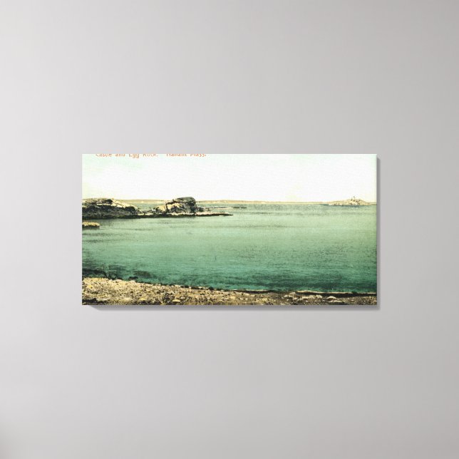 Aussicht auf Burg und Ei Leinwanddruck (Vorderseite)