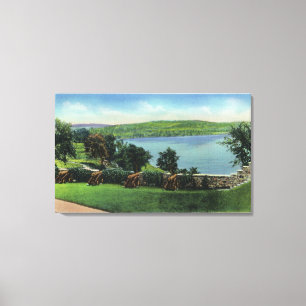 Aussicht auf Cannons und die Südmauer Leinwanddruck