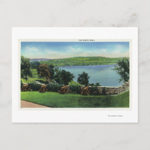 Aussicht auf Cannons und die Südmauer Postkarte
