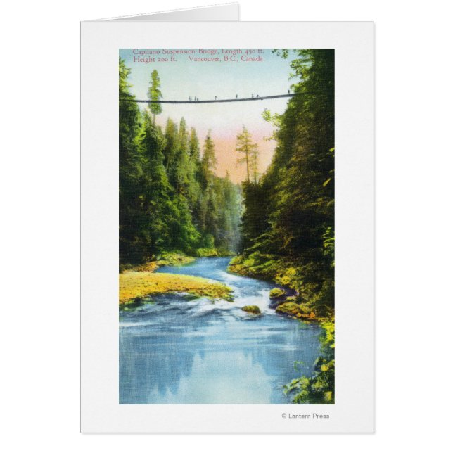 Aussicht auf Capilano Hängebrücke # 2 (Vorne)