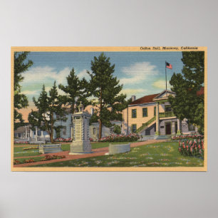 Aussicht auf Colton Hall Poster