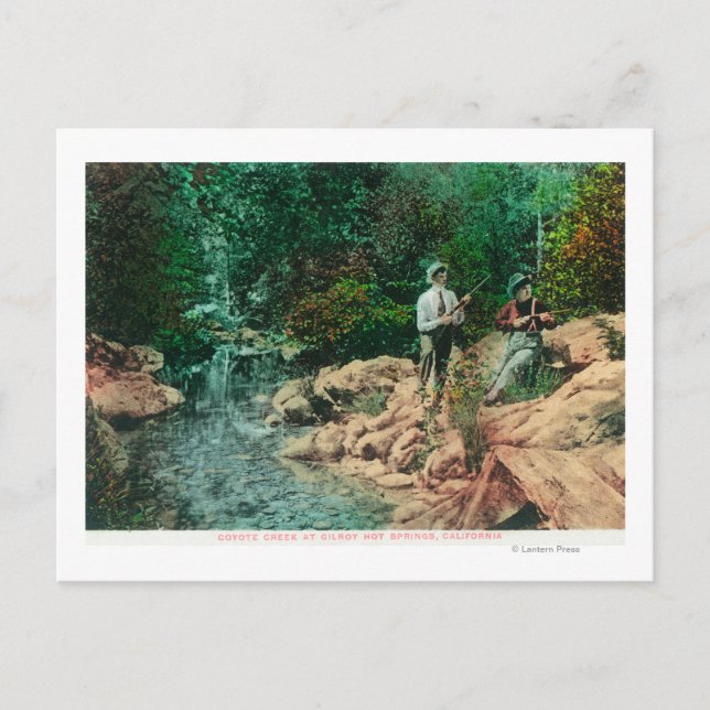 Aussicht auf Coyote Creek bei Gilroy Hot Springs Postkarte (Vorderseite)
