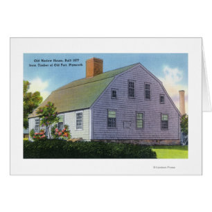 Aussicht auf das alte Harlow House