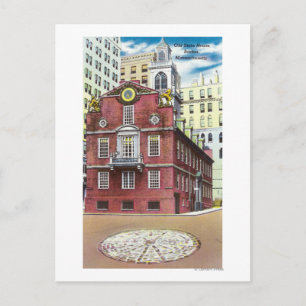 Aussicht auf das alte Staat Postkarte