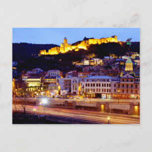 Aussicht auf das alte Tiflis Postkarte