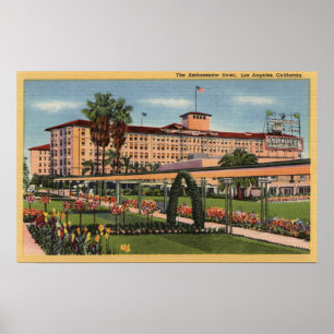 Aussicht auf das Ambassador Hotel Poster
