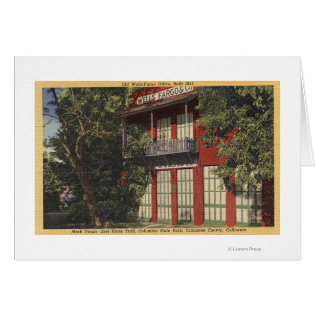 Aussicht auf das Büro Old Wells-Fargo (1855) (Vorderseite (Horizontal))