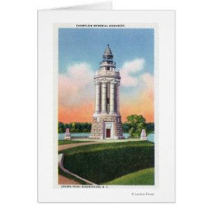 Aussicht auf das Champlain-Denkmal
