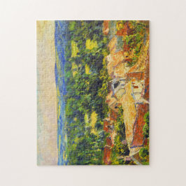 Aussicht auf das Dorf Giverny Monet Puzzle