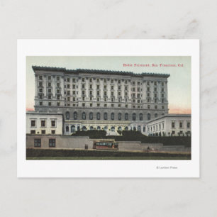 Aussicht auf das Fairmont Hotel Postkarte