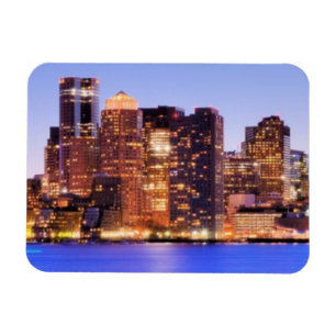 Aussicht auf das Finanzviertel von Boston Magnet