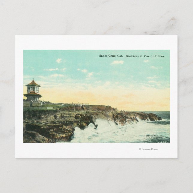 Aussicht auf das Frühstück in der Vue de l'EauSant Postkarte (Vorderseite)