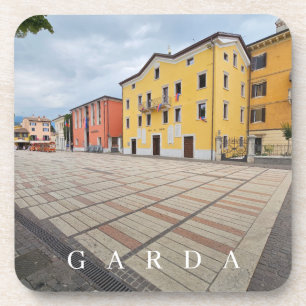 Aussicht auf das Gardasee Rathaus Untersetzer