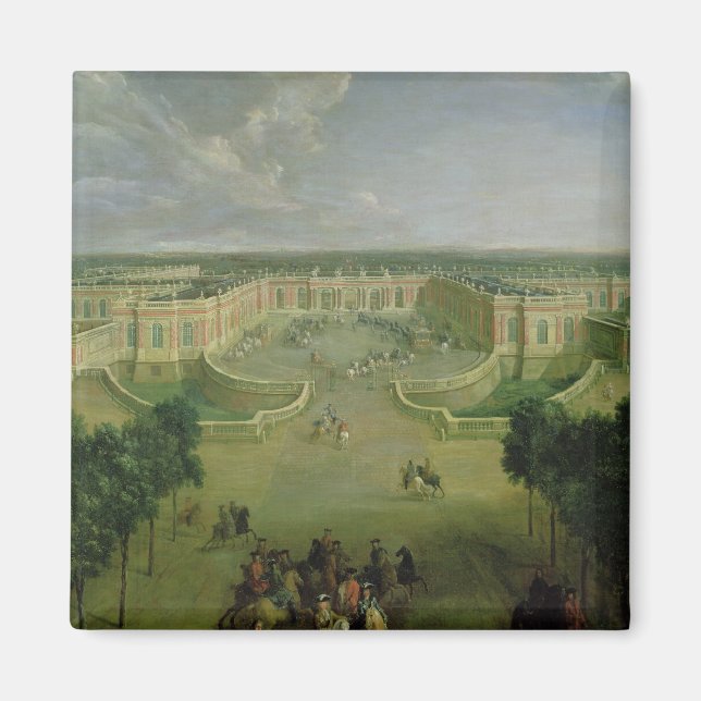 Aussicht auf das Grand Trianon, 1722 Magnet (Vorne)