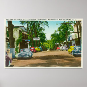 Aussicht auf das historische Murphy's Hotel Poster