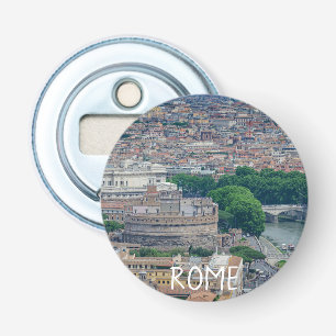 Aussicht auf das historische Stadtzentrum von Rom  Flaschenöffner