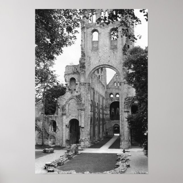 Aussicht auf das Kircheninnere, c.1052-67 Poster (Vorne)