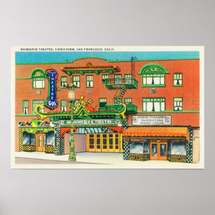 Aussicht auf das Mandarin Theater, Poster