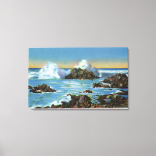 Aussicht auf das Meer Leinwanddruck