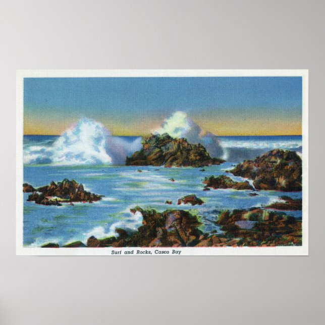 Aussicht auf das Meer Poster (Vorne)