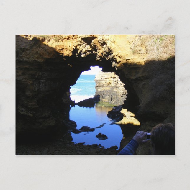 Aussicht auf das Meer. Postkarte (Vorderseite)