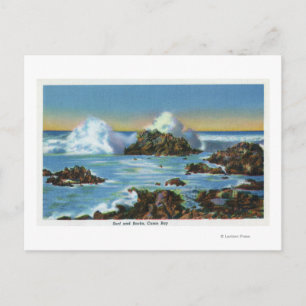 Aussicht auf das Meer Postkarte
